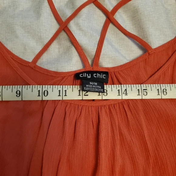 Vacation dress -Tangerine - Picture 5 of 6